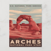 ユタ州アーチス国立公園：自然疑問に思地 ポストカード (正面)