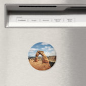 ユタ州アーチズ国立公園のデリケートなアーチ マグネット (インサイチュ (食洗機))