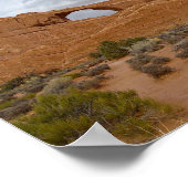 ユタ州アーチズ国立公園スカイラインアーチ ポスター (角)