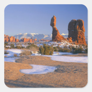 ユタ州アーチズ国立公園米国バランスロック スクエアシール