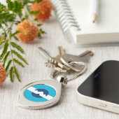 ユタ州オグデン国旗 キーホルダー (側面)