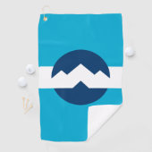 ユタ州オグデン国旗 ゴルフタオル (インサイチュ)