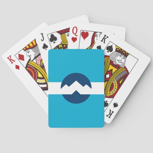 ユタ州オグデン国旗 トランプ (裏面)