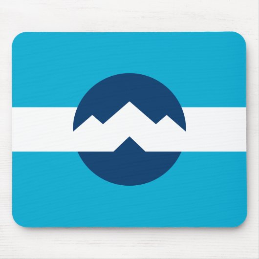 ユタ州オグデン国旗 マウスパッド (正面)