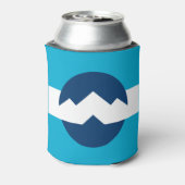 ユタ州オグデン国旗 缶クーラー (缶裏面)