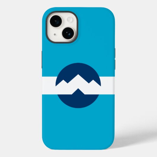 ユタ州オグデン国旗 Case-Mate iPhoneケース (裏面)