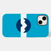 ユタ州オグデン国旗 Case-Mate iPhoneケース (裏面 (横))