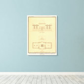 ユタ州オグデン天文台 キャンバスプリント (インサイチュ (ウッドフロア))