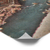 ユタ州オグデン – Ogden Canyon View & River ポスター (角)