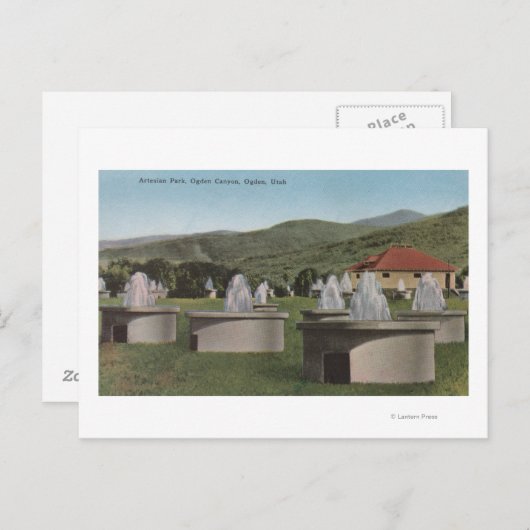 ユタ州オグデンArtesian ParkOgden,ユタ州 ポストカード (正面/裏面)