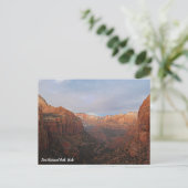 ユタ州キャニオンオーバーフローズオン国立公園 ポストカード (スタンド正面)