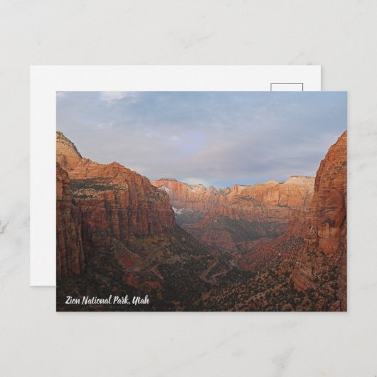 ユタ州キャニオンオーバーフローズオン国立公園 ポストカード (正面/裏面)