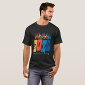 ユタ州キャニオン シオン国立公園 お土産 ハイキング カメラ Tシャツ (正面フル)