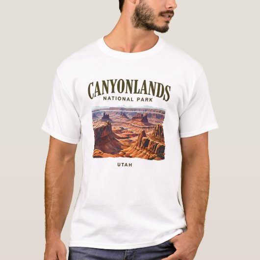 ユタ州キャニョンランズ国立公園 Tシャツ (正面)