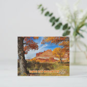 ユタ州キャピトルリーフ国立公園の城 ポストカード (スタンド正面)