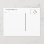 ユタ州キャピトルリーフ国立公園ハンバーガーロック ポストカード (裏面)