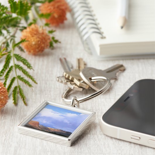 ユタ州キャピトルリーフ国立公園。アメリカ。積雲 キーホルダー (側面)