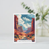 ユタ州キャピトルリーフ国立公園 ポストカード (スタンド正面)