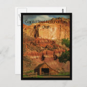 ユタ州キャピトルリーフ国立公園 ポストカード (正面/裏面)