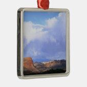 ユタ州キャピトルリーフ国立公園。米国クムルス メタルオーナメント (右)