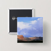 ユタ州キャピトルリーフ国立公園。米国クムルス 缶バッジ (正面&裏面)