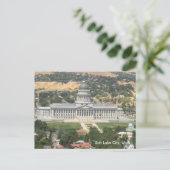 ユタ州キャピトル – ソルトレイクシティ ポストカード (スタンド正面)