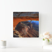 ユタ州サンライズのメサアーチ スクエア壁時計 (ホーム)