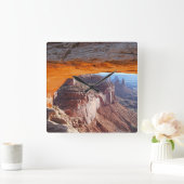 ユタ州サンライズのメサアーチ スクエア壁時計 (ホーム)