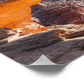 ユタ州サンライズのメサ・アーチ ポスター (角)