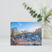 ユタ州ザイオン国立公園, アメリカ合衆国 ポストカード (スタンド正面)