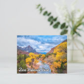 ユタ州シオン国立公園統一された州 ポストカード (スタンド正面)