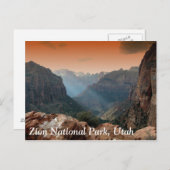 ユタ州シオン国立公園 ポストカード (正面/裏面)