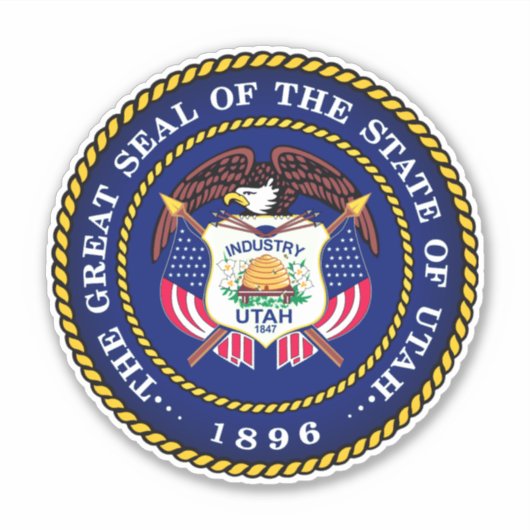 ユタ州シール シール (正面)