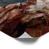 ユタ州ジオンパークの素晴らしい自然風景 ポスター (角)