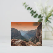 ユタ州ジオンパークの素晴らしい自然風景 ポストカード (スタンド正面)