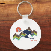 ユタ州スキー キーホルダー (正面)