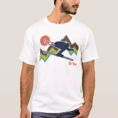 ユタ州スキー Tシャツ (正面)