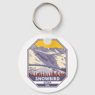 ユタ州スノーバードスキーエリア キーホルダー