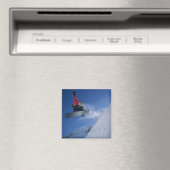 ユタ州スノーバードリゾートでのスノーボード(MR) マグネット (インサイチュ (食洗機))