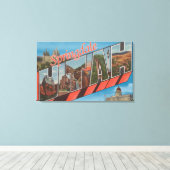 ユタ州スプリングデール – ラージレター キャンバスプリント (インサイチュ (ウッドフロア))