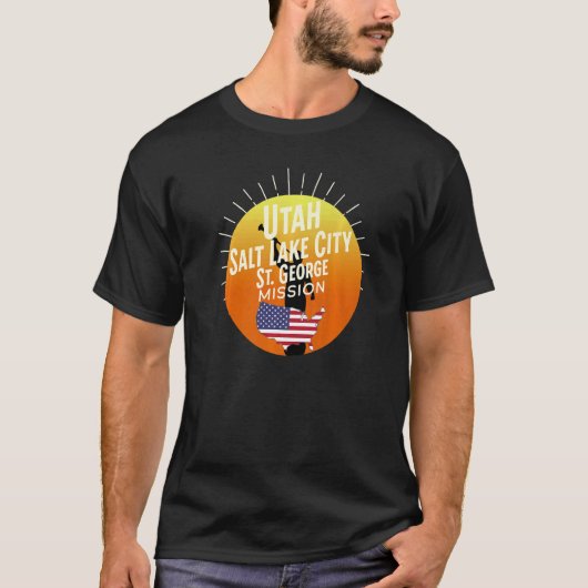 ユタ州セントジョージ モルモン LDS 宣教師 CTR Tシャツ (正面)