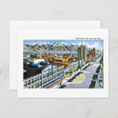 ユタ州ソルトレイクシティのメイン通り ポストカード (正面/裏面)