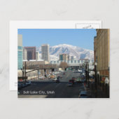 ユタ州ソルトレイクシティ ポストカード (正面/裏面)