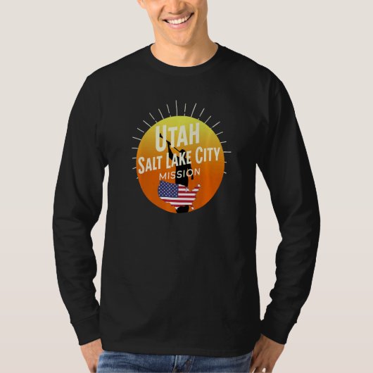 ユタ州ソルトレイクシティ モルモン LDS 宣教団 宣教師 Tシャツ (正面)