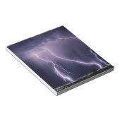 ユタ州ソルトレイクバレーの稲妻。 ノートパッド (アングル)