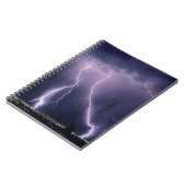 ユタ州ソルトレイクバレーの稲妻。 ノートブック (左側)