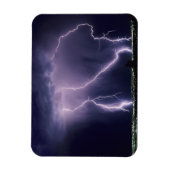 ユタ州ソルトレイクバレーの稲妻。 マグネット (縦)