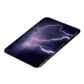 ユタ州ソルトレイクバレーの稲妻。 マグネット (左側)