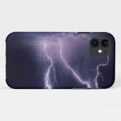 ユタ州ソルトレイクバレー上空の稲妻 Case-Mate iPhoneケース (裏面(横))