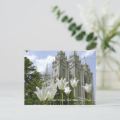 ユタ州ソルトレークシティーのモルモン寺 ポストカード (スタンド正面)